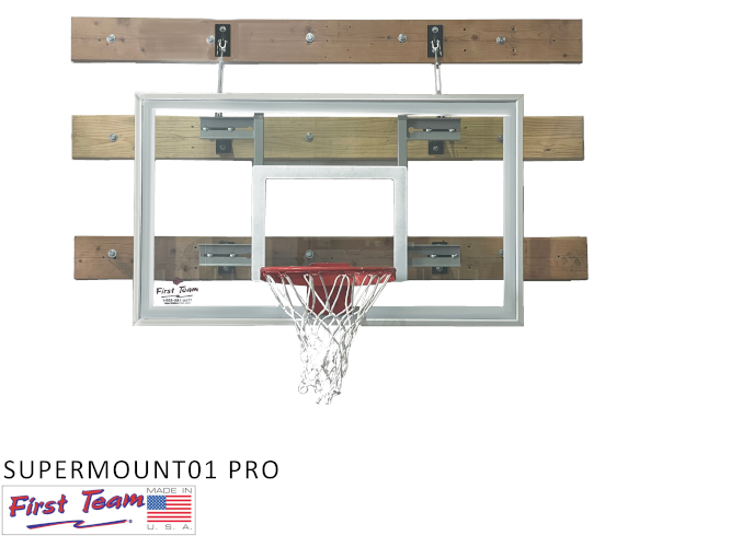 First Team SuperMount01™ Wall Mount Basketball Goal