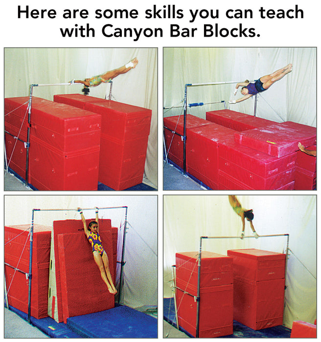Norberts CB-200 Deluxe Grand Canyon Bar Block Set Gymnastics Block