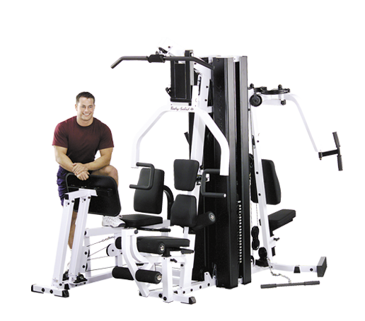 Body Solid 3 People Complex Home Gym Machine System EXM3000LPS