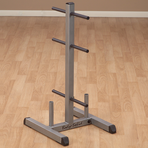 Body Solid Standard Plate Tree And Bar Storage GSWT