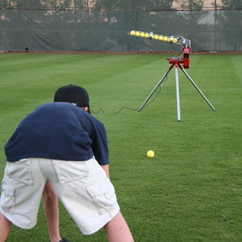 Heater Real Baseball Pitching Machine With Auto Ballfeeder