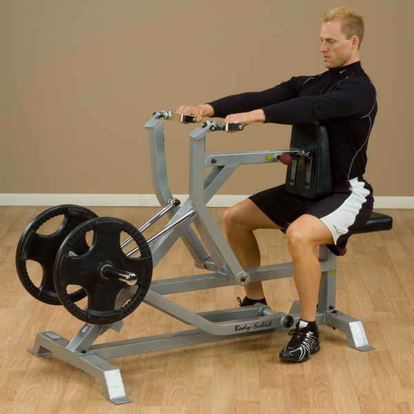 Body Solid Leverage Separated Seated Row Machine LVSR