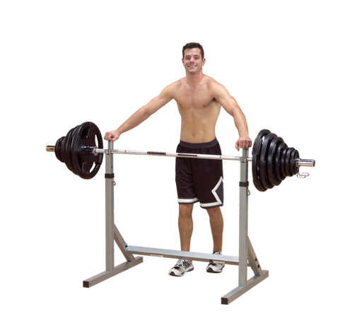 Body Solid Powerline Simplistic Fitness Squat Barbell Rack PSS60X