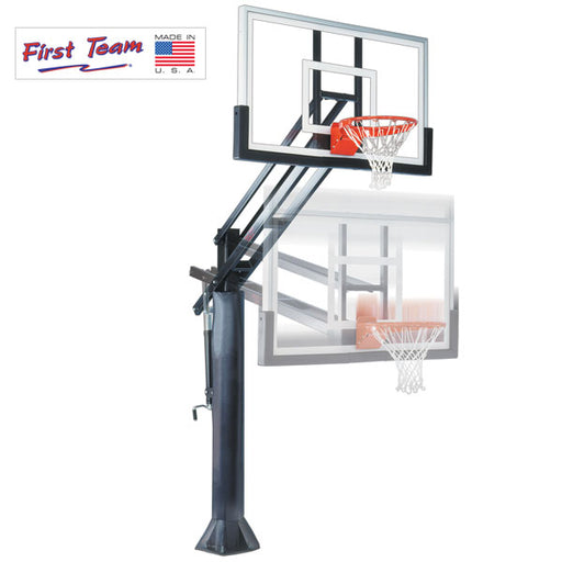 First Team Force In Ground Adjustable Basketball Goal