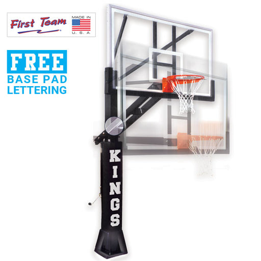 First Team Stainless Olympian Adjustable Basketball Goal