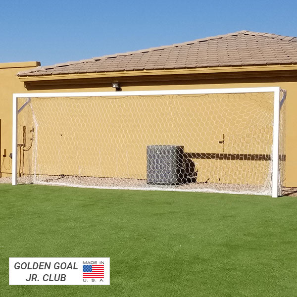First Team Golden Goal 44 Square Aluminum Permanent Soccer Goal
